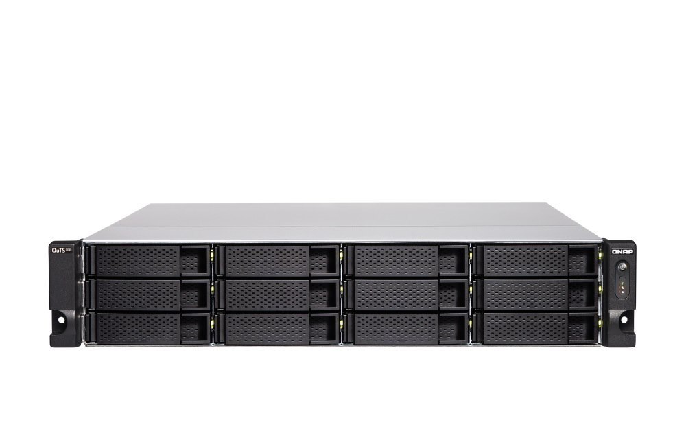 Qnap 12+6 Bay Nas (No Disk) Xeon 4-Core 2.6GHz, 32GB, 10GbE SFP+(2),Pcie(4), Rpsu, 3YR WTY