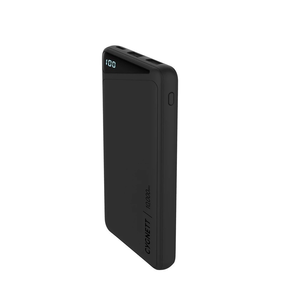 Cygnett Chargeup Boost 2Nd Generation 10,000 Mah Power Bank - Black (Cy3477pbche), Up To 2.6 Phone Charges, Charge 3 Devices At Once