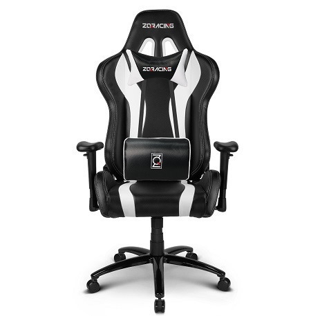 ZQRacing ZQR Acc V6-Racer-Gaming-Chair-Black-White