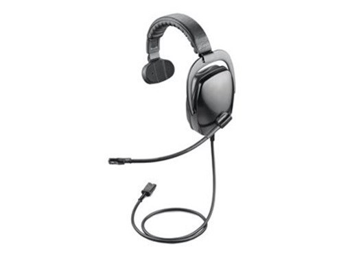 Poly SHR 2082-01 Wired Over-the-head Mono Headset - Black