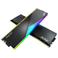 AData Lancer, DDR5, RGB Black, 6000MHz, 32GB Kit (16GB X 2), U-Dimm, CL 30-40-40, 1.35V, Limited Lifetime Warranty