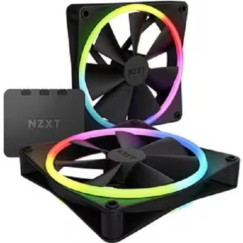 NZXT NZX Fan 140Mm-Rgb-Duo-Black-2Pack