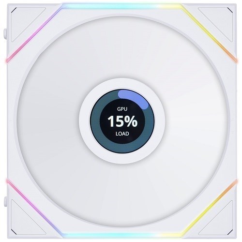 Lian-Li Lli Fan 140Mm-Uni-Fan-Rtl-Lcd-White