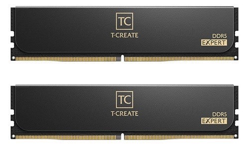 Team T-Create Expert, Black, Ud-D5, 32GB Kit (16GBx2), 6000MHz, CL38-46-46-76, 1.25V, Limited Lifetime Warranty