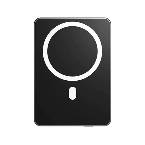Cygnett MagSlim 5K Magnetic Wireless Power Bank - Black (Cy5092pbche), MagSafe Compatible,Slim And Sleek, Modern Display, 2 Years Warranty