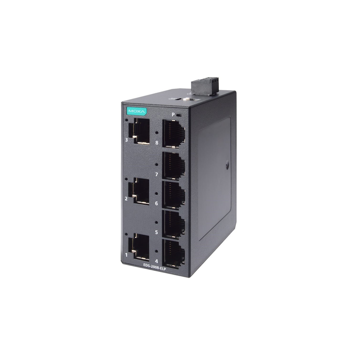 Moxa | Unmanaged Fast Ethernet Switch, 8 Ports, Plastic Housing, -10 To 60°C.