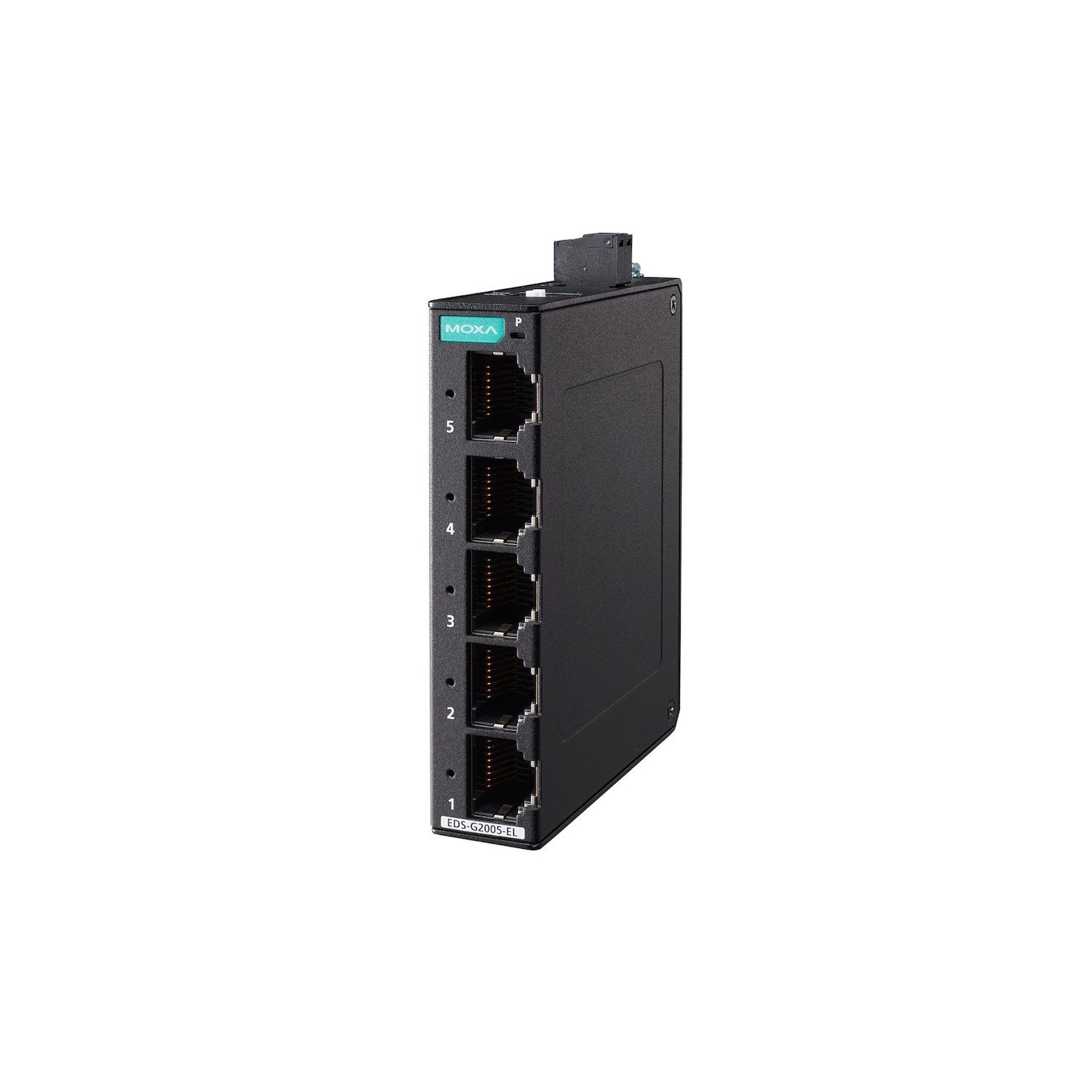 Moxa | Unmanaged Gigabit Switch, 5 Ports, Metal Housing, -10 To 60°C.