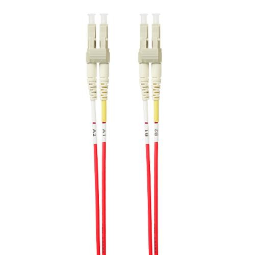 4Cabling 1M LC-LC Om4 Multimode Fibre Optic Patch Cable: Red