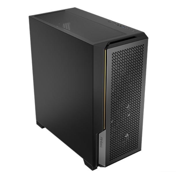 Antec P20ce E-Atx Supports Dual Cpu MB Up To 300M, Usb-C, Mesh, Air Filter, 3X PWM Fans, 4X HDD, 4 In 1 Splitter Fan Cable, Office And Corporate (LS)