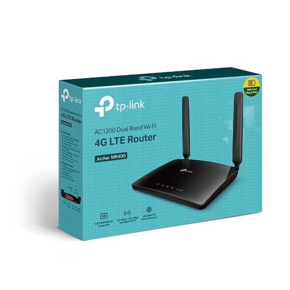 TP-Link Archer MR400  IEEE 802.11ac 1 SIM Cellular Wireless Router