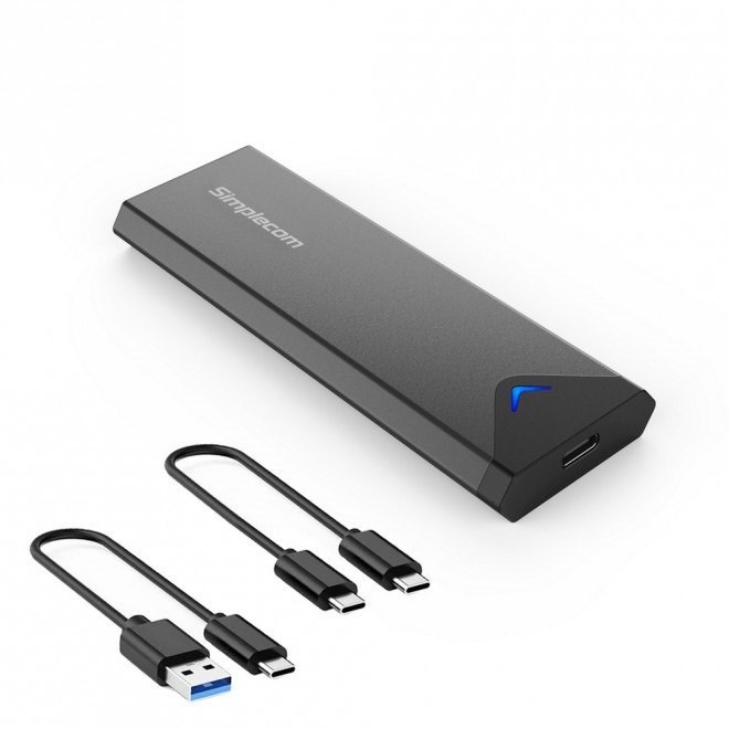 Simplecom Se509 NVMe (M Key) M.2 SSD To Usb 3.2 Gen 2 Usb-C 10Gbps Enclosure