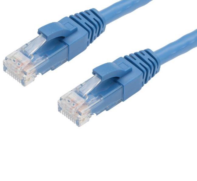 4Cabling 1M Cat6 RJ45-RJ45 Pack Of 10 Ethernet Network Cable. Blue