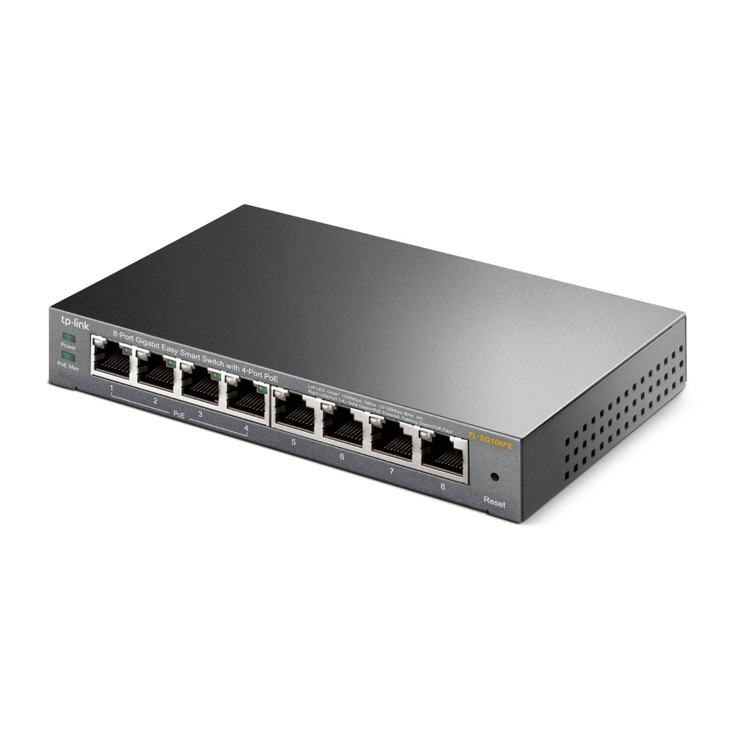 TP-Link JetStream 8-Port Gigabit Easy Smart Switch With 4-Port PoE