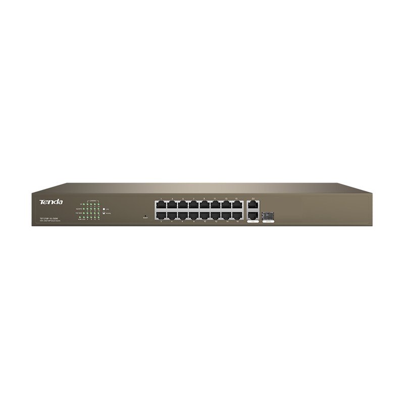 Tenda 18-Port Websmart Switch With 16-Port Poe+