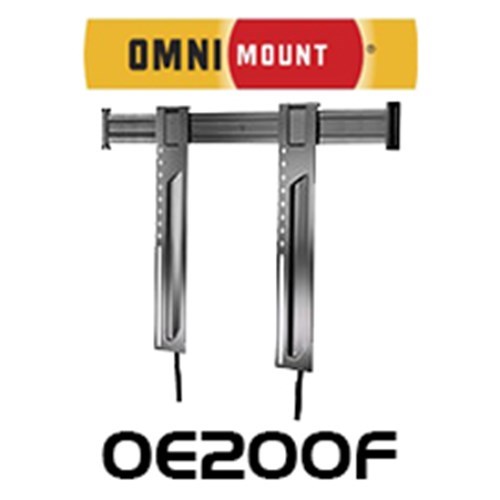 Omnimount 52" - 90" Large Fixed Panel Displaybracket Black 90KG Max, 400X600 Vesa