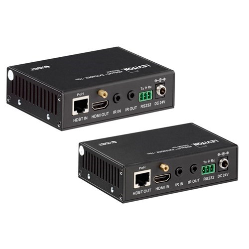 Leviton HDBaseT Hdmi Extender 70M Bi-Directional Ir Multi-Channel Audio And RS-23