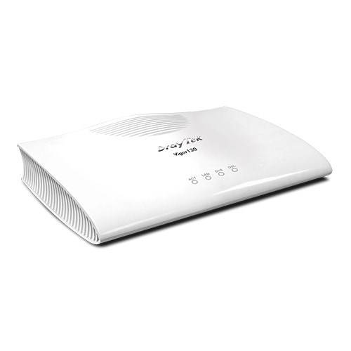 Draytek Vigor130 Vdsl2/Adsl2+ Firewall Modem Router Multi-PVC Multi-VLAN Gigabit Lan Port IPv6 Vectoring Url Filtering Support TR-069 VigorACS Si 2YR