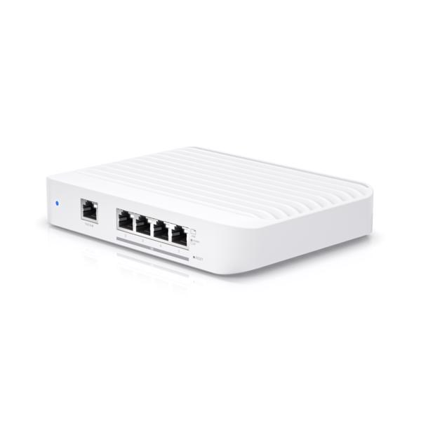 Ubiquiti UniFi Switch Flex XG - Layer 2 Switch With (4) 10GbE RJ45 Ports And (1) GbE, 802.3At PoE+ RJ45 Input.