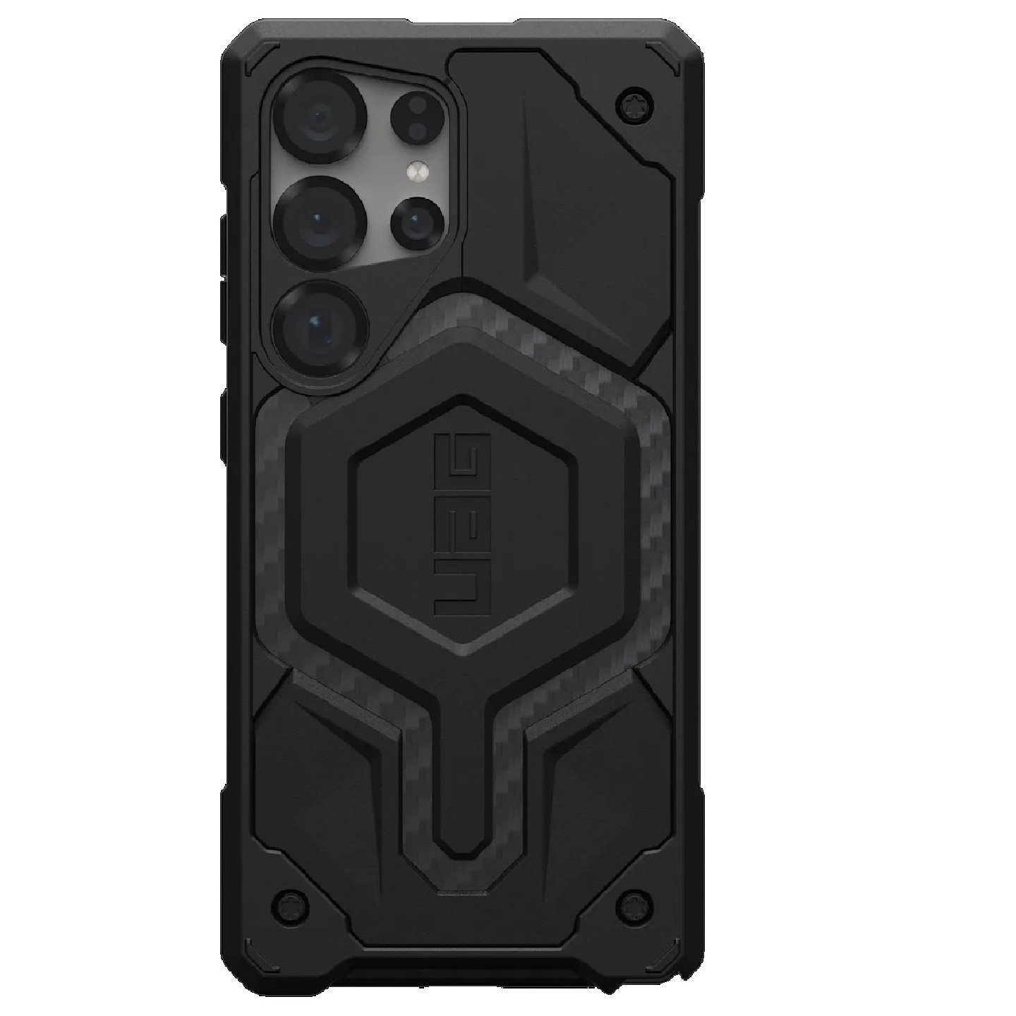 Generic Uag Monarch Pro Samsung Galaxy S25 Ultra 5G (6.9') Rugged Case - Carbon Fiber (214461114242), 20FT. Drop Protection (6M), 10 Years Warranty