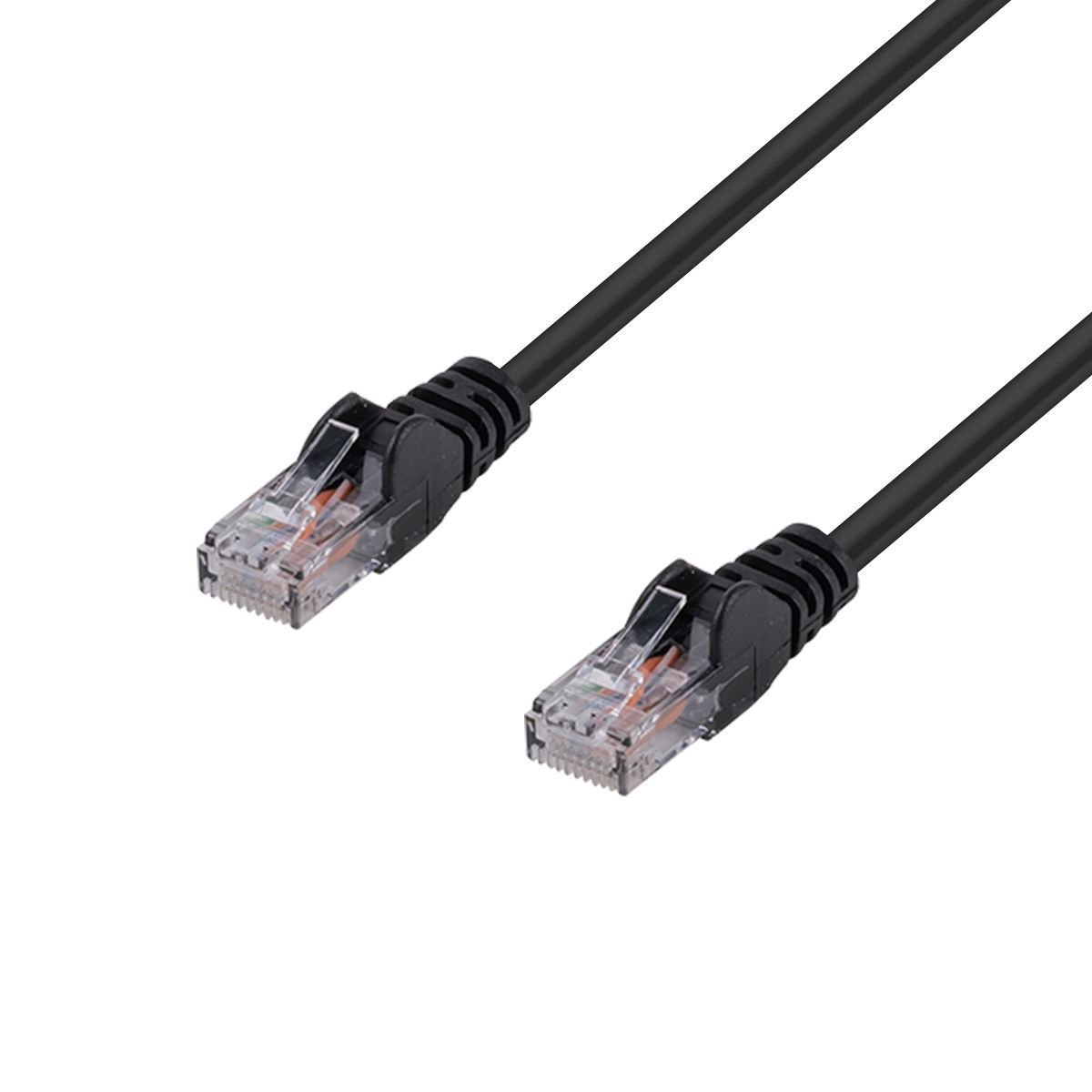 Black 1M Cat6 Patch Lead