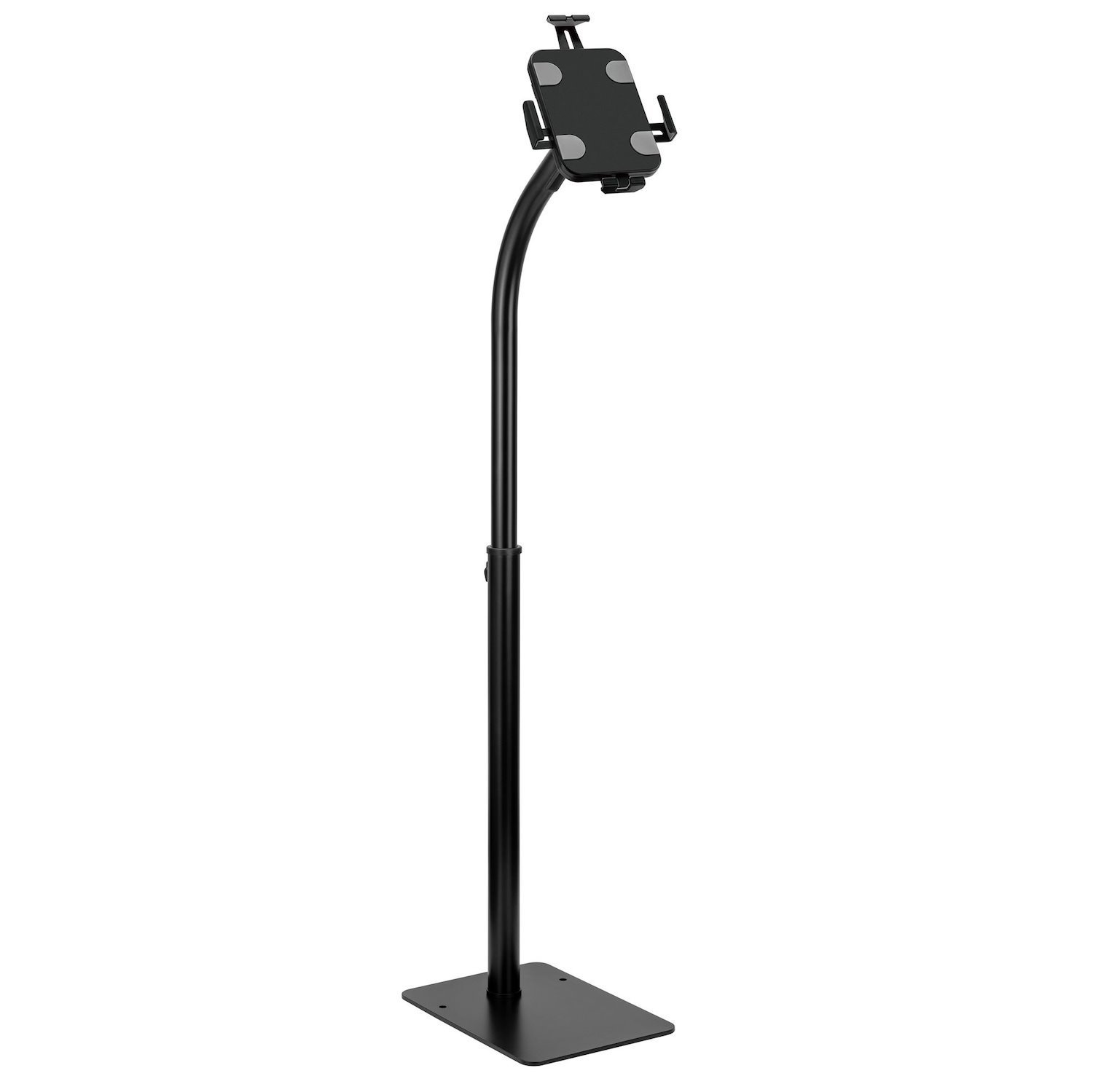 Brateck Universal Anti-Theft Open Frame Tablet Floor Stand - Black 1190MM