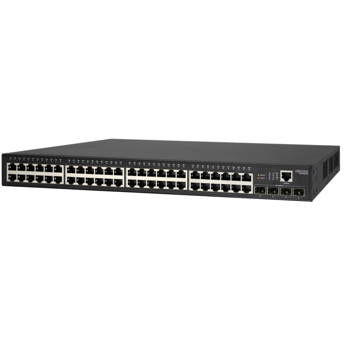 Edgecore Networks 52-Port Managed PoE+ Switch 48 X GigE RJ45 And 4 X GigE SFP
