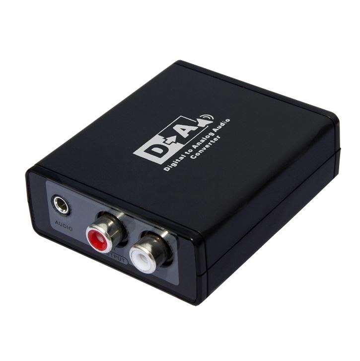 Lenkeng LKV3088 Digital To Analog Audio Converter Digital TosLink To Analogue Stereo (L/R Rca & 3.5MM) Converts S/Pdif Or Optical (Toslink) To Analogy R/L Audio Signal