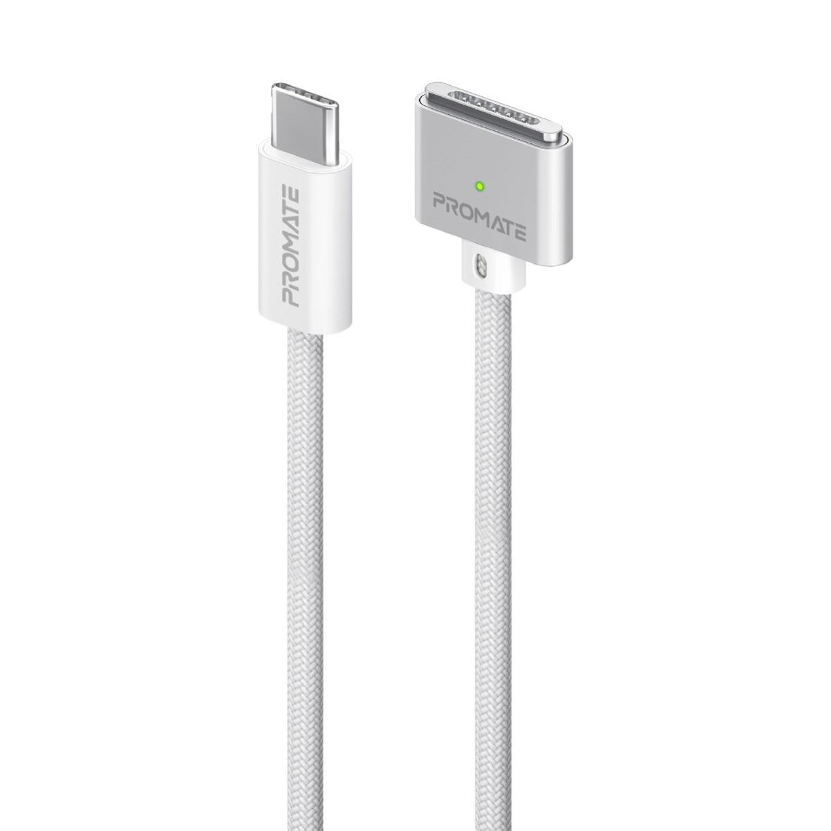 Promate Magcord-140Pd 140W PD Usb-C To MagSafe 3 Cable - 2M For MacBook