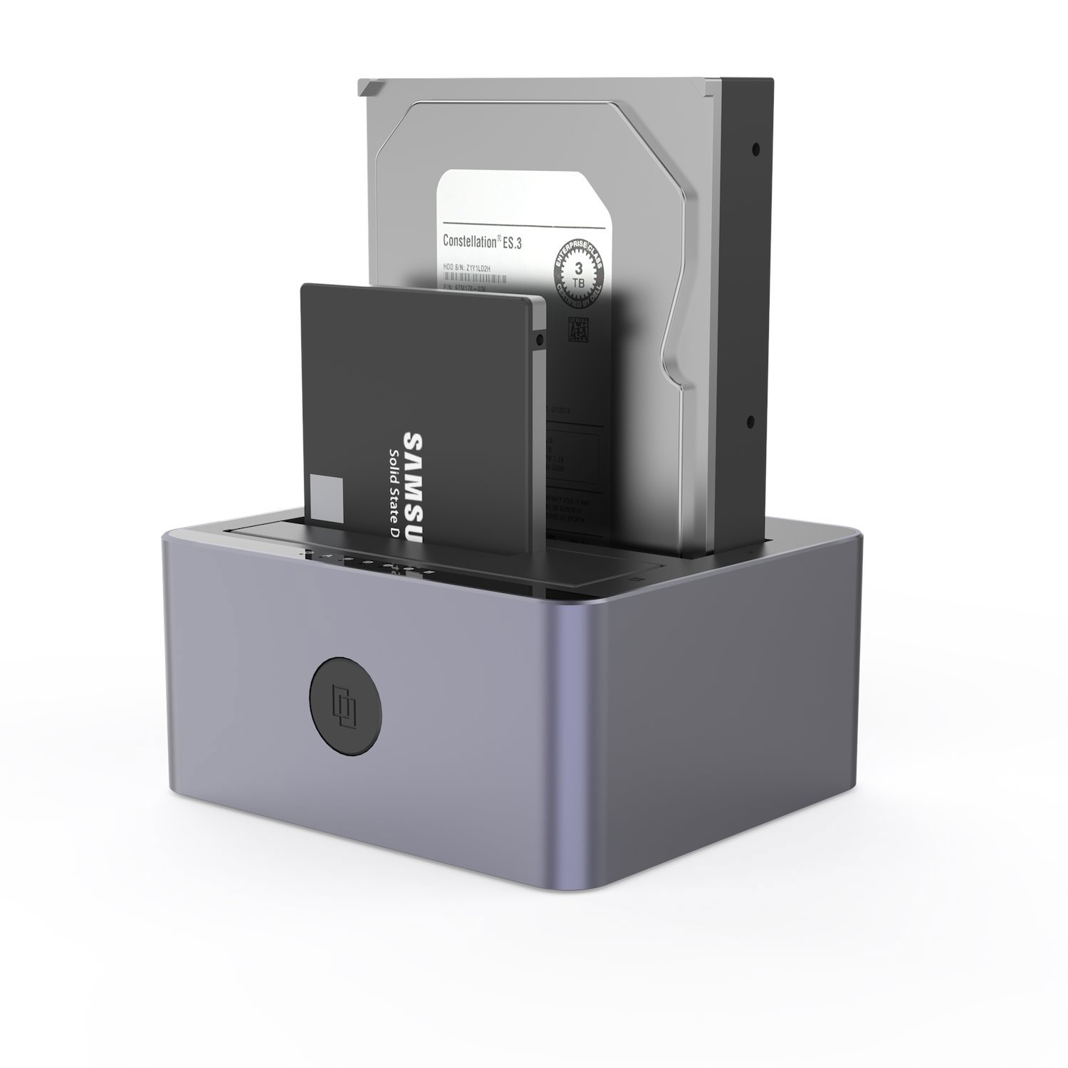 Unitek Y-3027 Usb 3.1 GenII Usb-C To Sata 6G Docking Station With Offline Function With 12V 2A Power Adapter