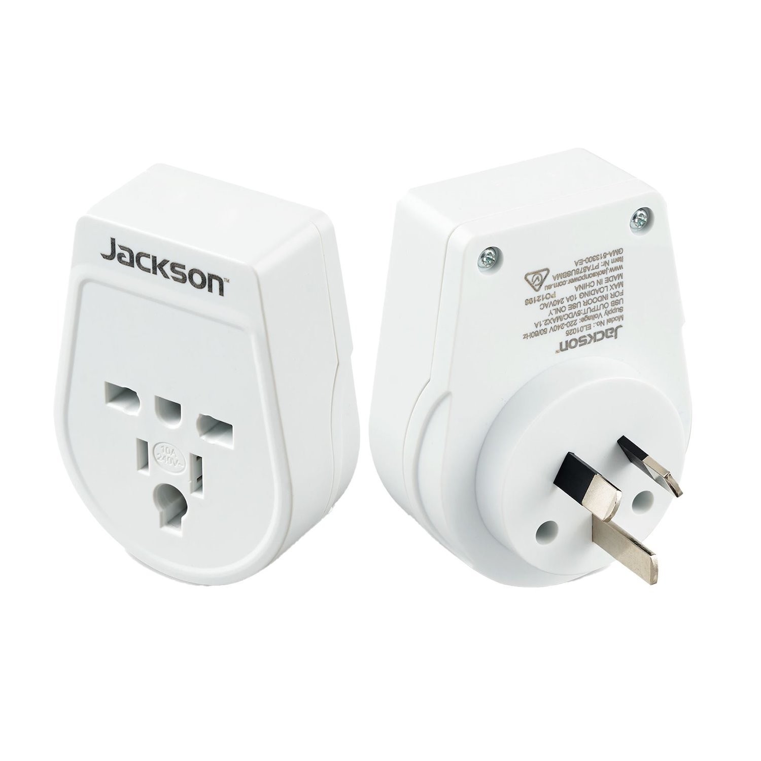 Jackson Pta878m Slim Inbound Travel Adaptor - NZ / Aus / Usa / Uk / Japan