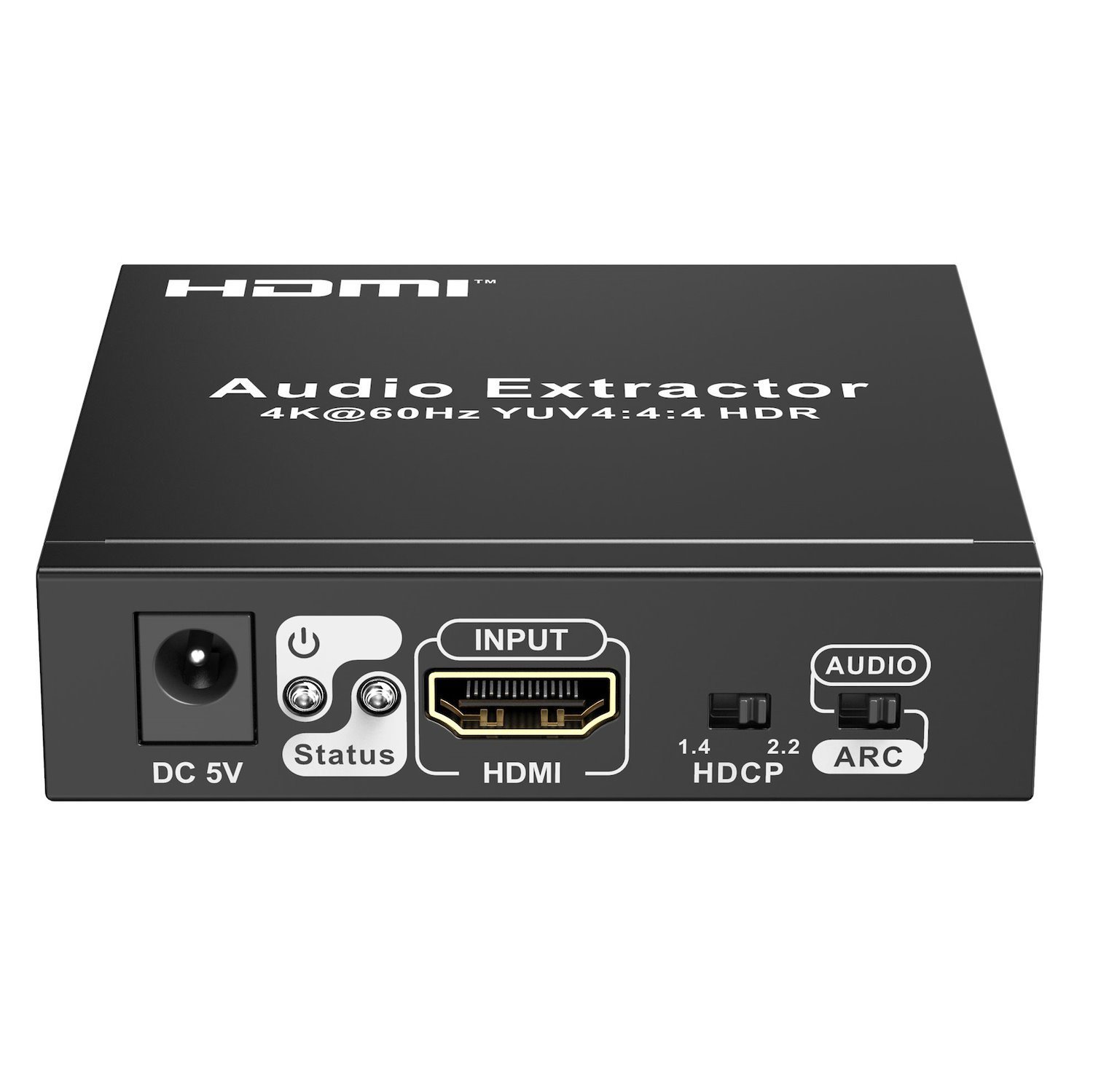 Lenkeng LKV3061 Hdmi Audio Extractor 1X Hdmi In. 1X Hdmi Out. 3X Audio Out. Audio Signal Out Via Toslink (Optical Audio) Coaxial Or 3.5MM R/L Audio Port.