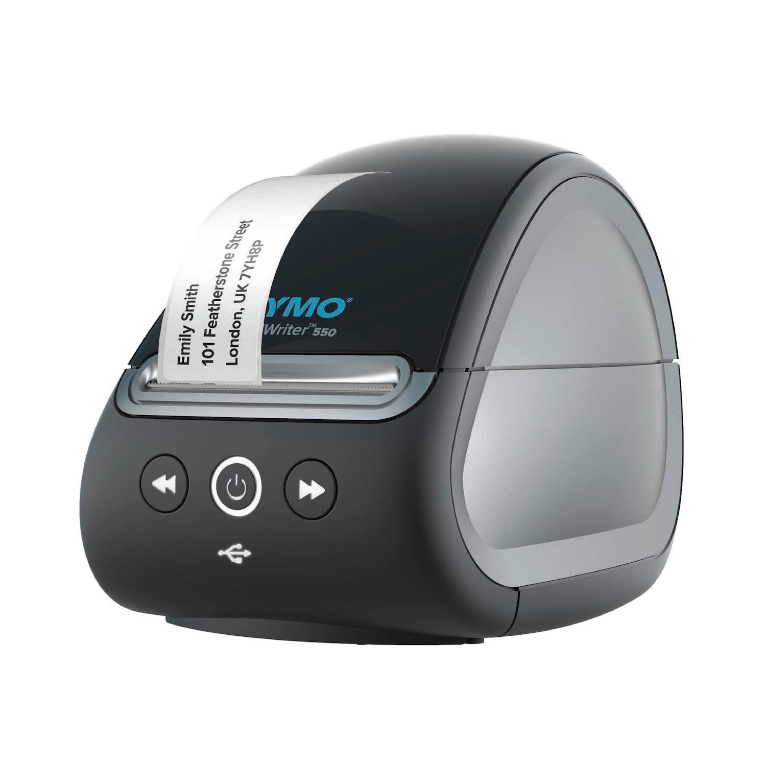 Dymo 2162144 LabelWriter 550 Turbo Label Printer Value Pack Includes 3X Rolls Of Labels Large Address Labels 36X89MM (260) Shipping Label 54X101MM (220)