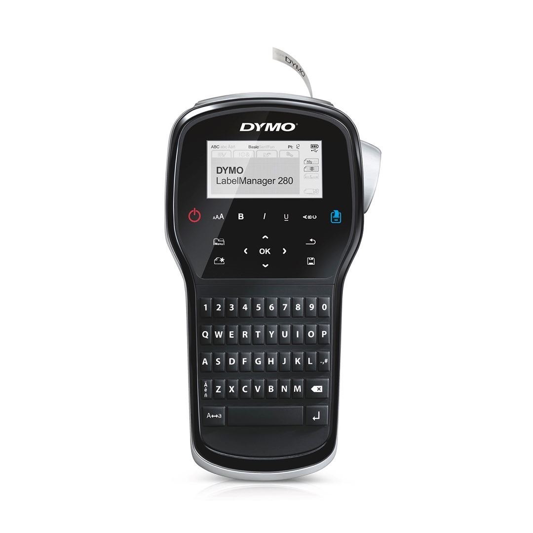 Dymo Labelmanager 280P (LM280P) Portable Label Maker Qwerty Keyboard