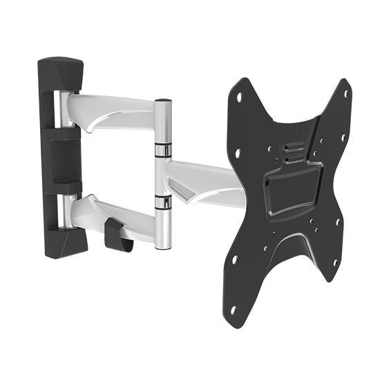 Brateck Lda20-223 23"-42" Full Motion Bracket Tilt +12 -8Deg Swivel Up To 90Deg. Built In Level. Max Vesa 200X200. Max Load 30KG. Curved Display Compatible.