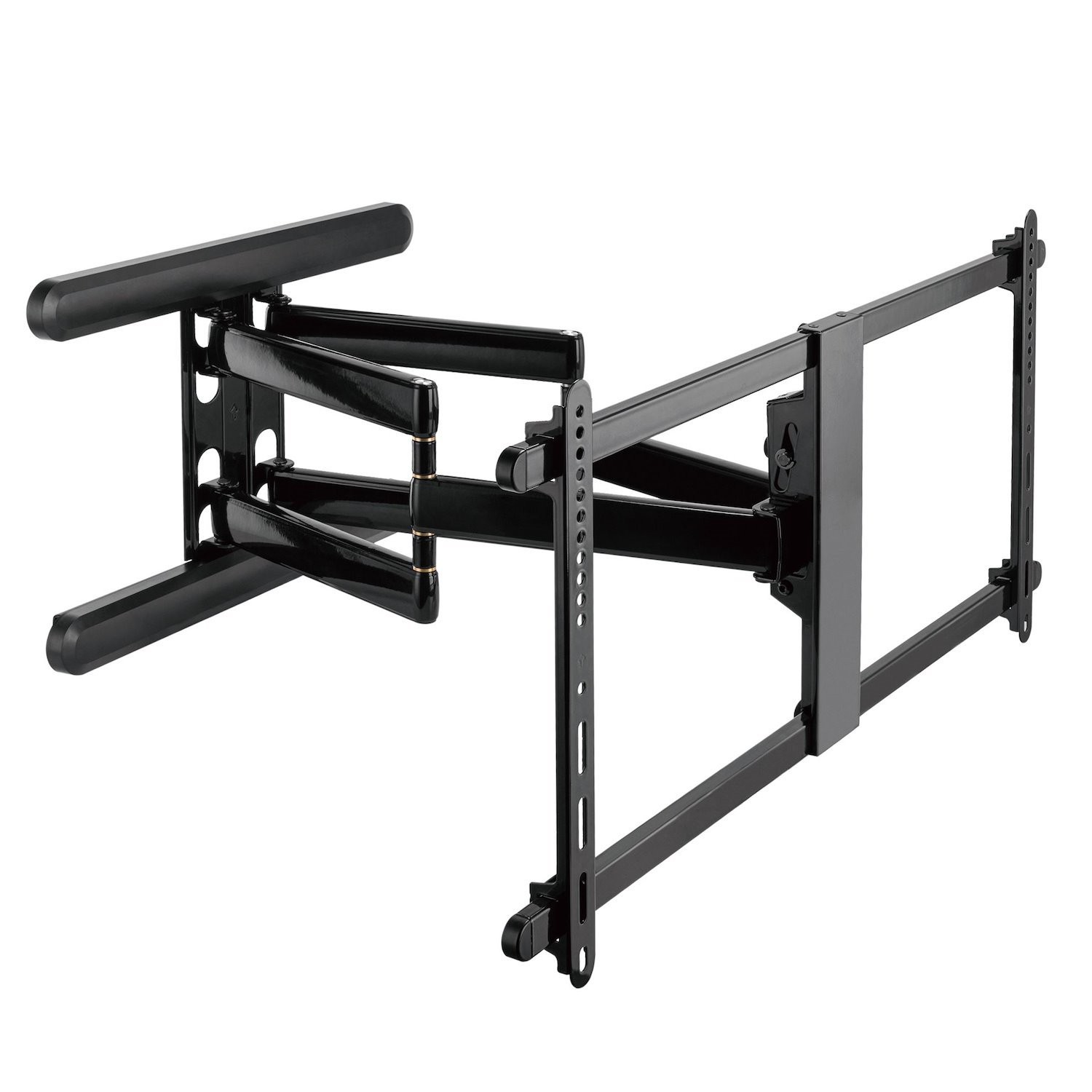 Brateck Lpa70-486 Premium 43"-90" Full Motion TV Wall Mount Bracket With Free Tilt Design.Max Vesa 800X400 Max Load 70Kgs Max Arm Extension 660MM Bubble Level Included. Gloss Black
