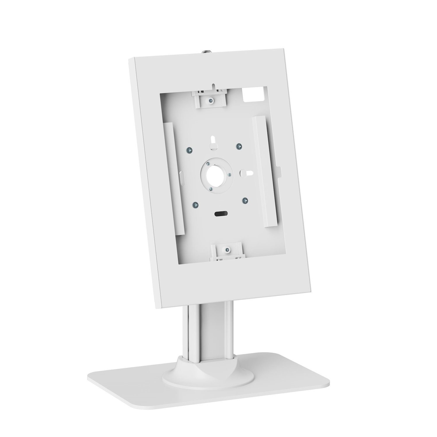 Brateck Pad34-03 Anti-Theft Countertop Tablet Holder With Bolt Down Base 9.7" To 11" Tablets - White