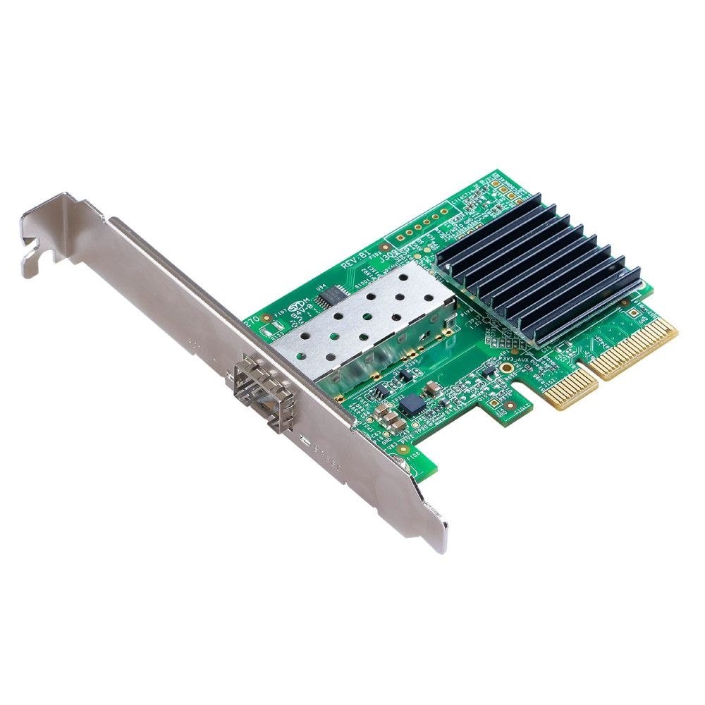 Edimax En-9320Sfp-V2 10GbE SFP+ V2 Pci Express Natwork Adapter. Converts PCIe Slot Into SFP+ Fiber slot.Compatible With Standard SFP+ Modules. Low Profile Bracket Included.