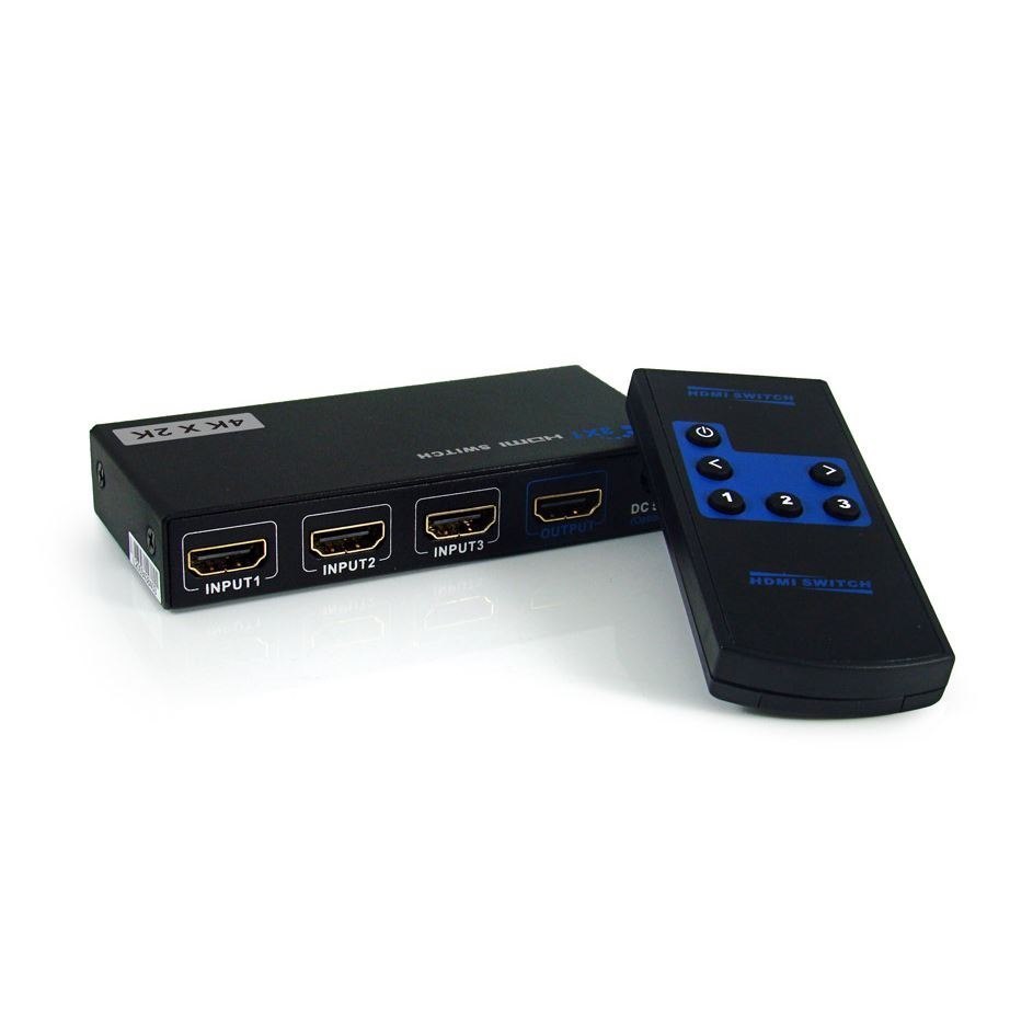Lenkeng Lkv331a 3 In 1 Out 4K Hdmi Switch HDCP1.2 And Dvi-D Or Dvi-I Compliant.