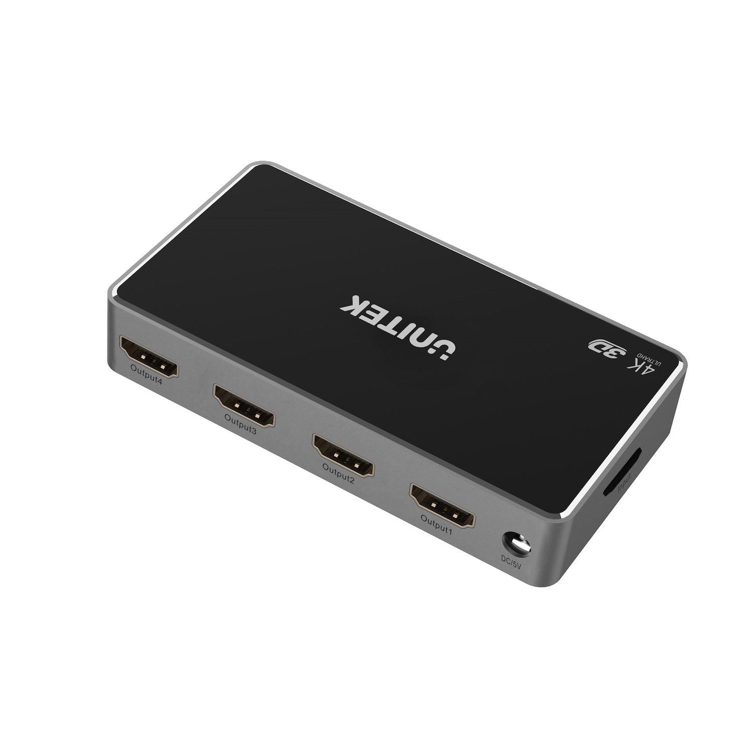 Unitek V1109a 1-In-4-Out 4K Hdmi 1.4B Splitter. Supports Up To 4K 30Hz (UHD)resolution(3840 X 2160) And Compatible For 480P 720P 1080I 1080P. Power Adaptor Included.