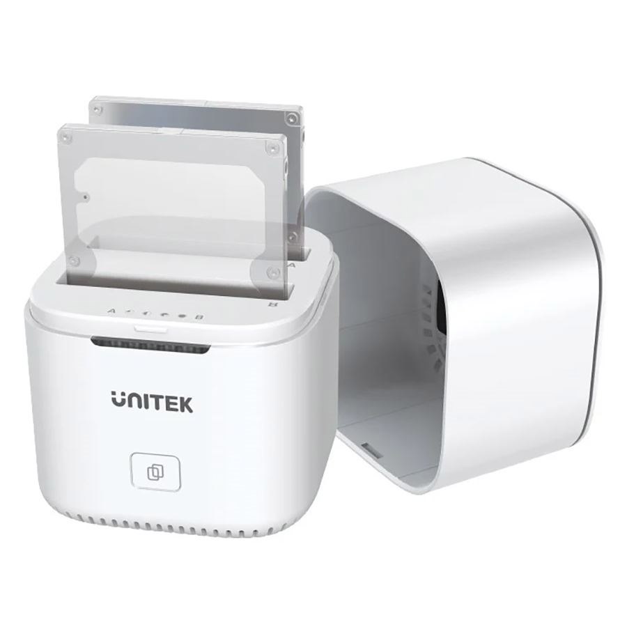 Unitek S1105B Dual-Bay Sata 2.5" SyncStation Docking Station. Das/ Cloud Storage CenterUASP&SuperSpeed File Transfer Standalone Hard Drive Duplicator 2 Sata Slots Up To 16TB (8TB Per)