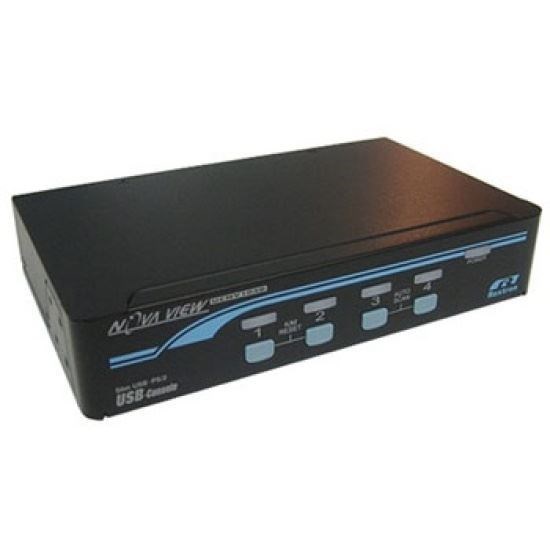 Rextron 1-4 Usb/Ps2 Hybrid KVM Switch With Usb Console Ports. Includes 4X 1.8M Usb 2-In-1 Leads. Mid-Year Sale Up To 30% Off