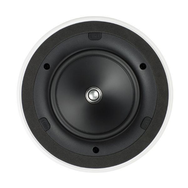 Kef Ultra Thin Bezel 6.5'' Round In-Ceiling Speaker. 160MM Uni-Q Driver With 16MM Aluminium Dome Tweeter. Magnetic Grille. Ip64 Rated. Marine Grade. Sold As A Pair