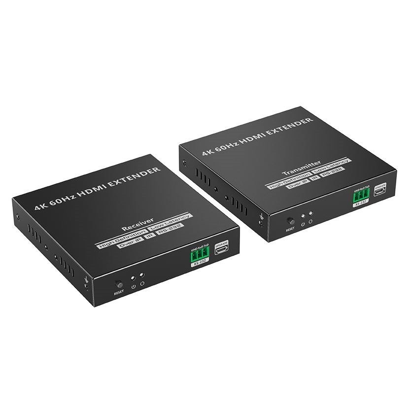 Lenkeng 4K Hdmi Extender Over 1G Ip CAT5e/6/6A/7 Network Cable. Supports Res Up To 4K@60Hz. Signal Up To 120M Over Cat6/6A/7 And Up To 100M Cat5e. One To Many Connection.