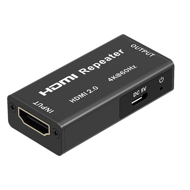 Lenkeng Hdmi2.0 Repeater Extender. Supports Resolution Up To Ultra HD 4Kx2K@60Hz. Extend Hdmi Cables Beyond The 20M. Plug And Play.