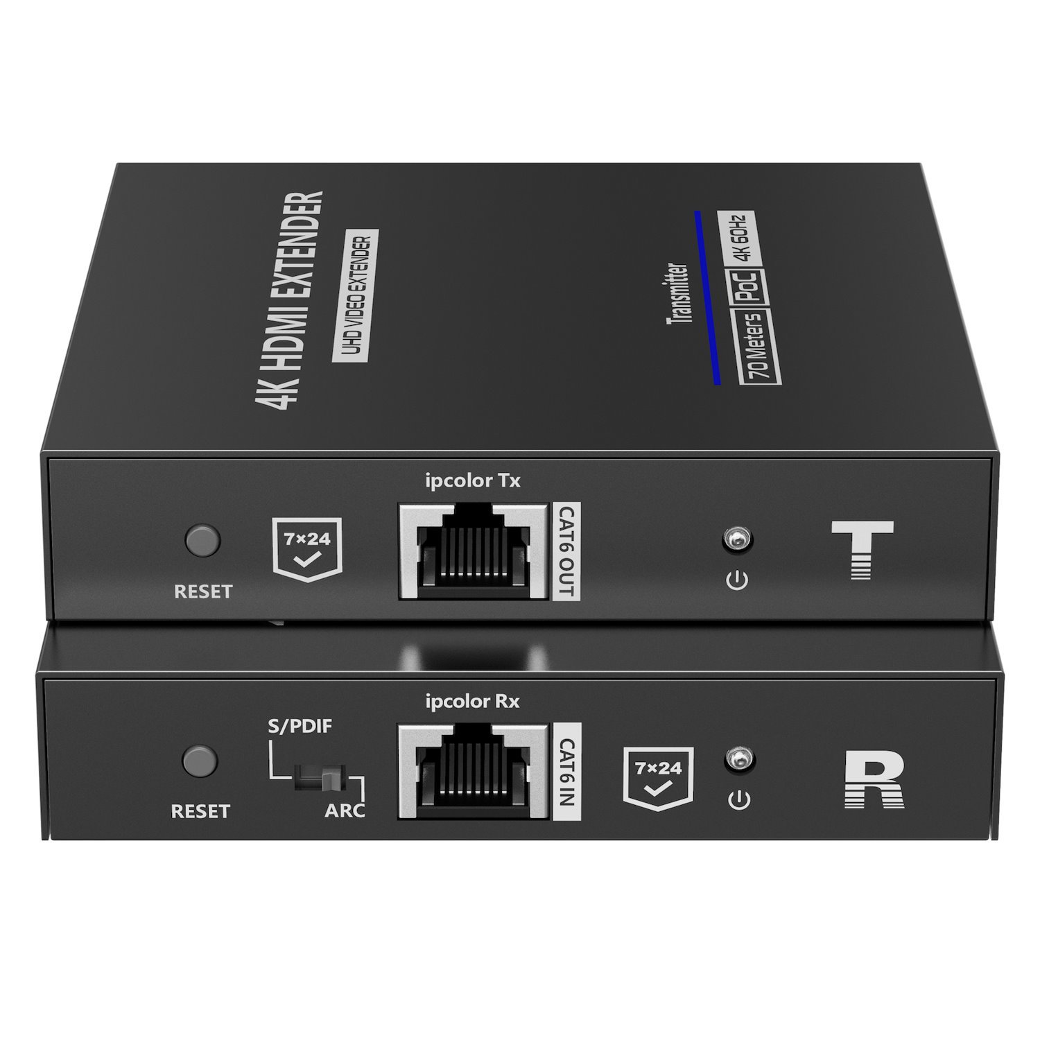 Lenkeng Hdmi 2.0 Poc Extender Over Cat6/6A. Supports Up To 4K@60Hz Zero Latency. Two Way Ir. Hdmi Signal Up To 70M. Edid Passback. Spdif Audio. *Includes Transmitter & Receiver