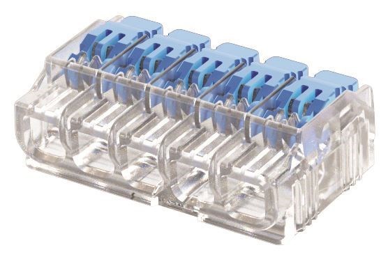 Ideal Industries 32A 5 Port Wire Connector Gen Ii Lever. 30PC Jar. 0.2 MM2 To 4.0 MM2 (Solid/Stranded) And 0.14 MM2 To 4.0 MM2 For Flexible Wire.