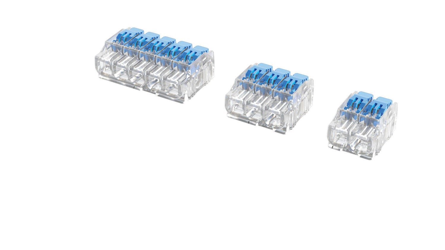 Ideal Industries 2, 3 And 5 Port Wire Connector 32A Gen Ii Lever Kit. 0.2 To 4.0 MM2 Wire Diameter. Box Of 30 (10 Each).