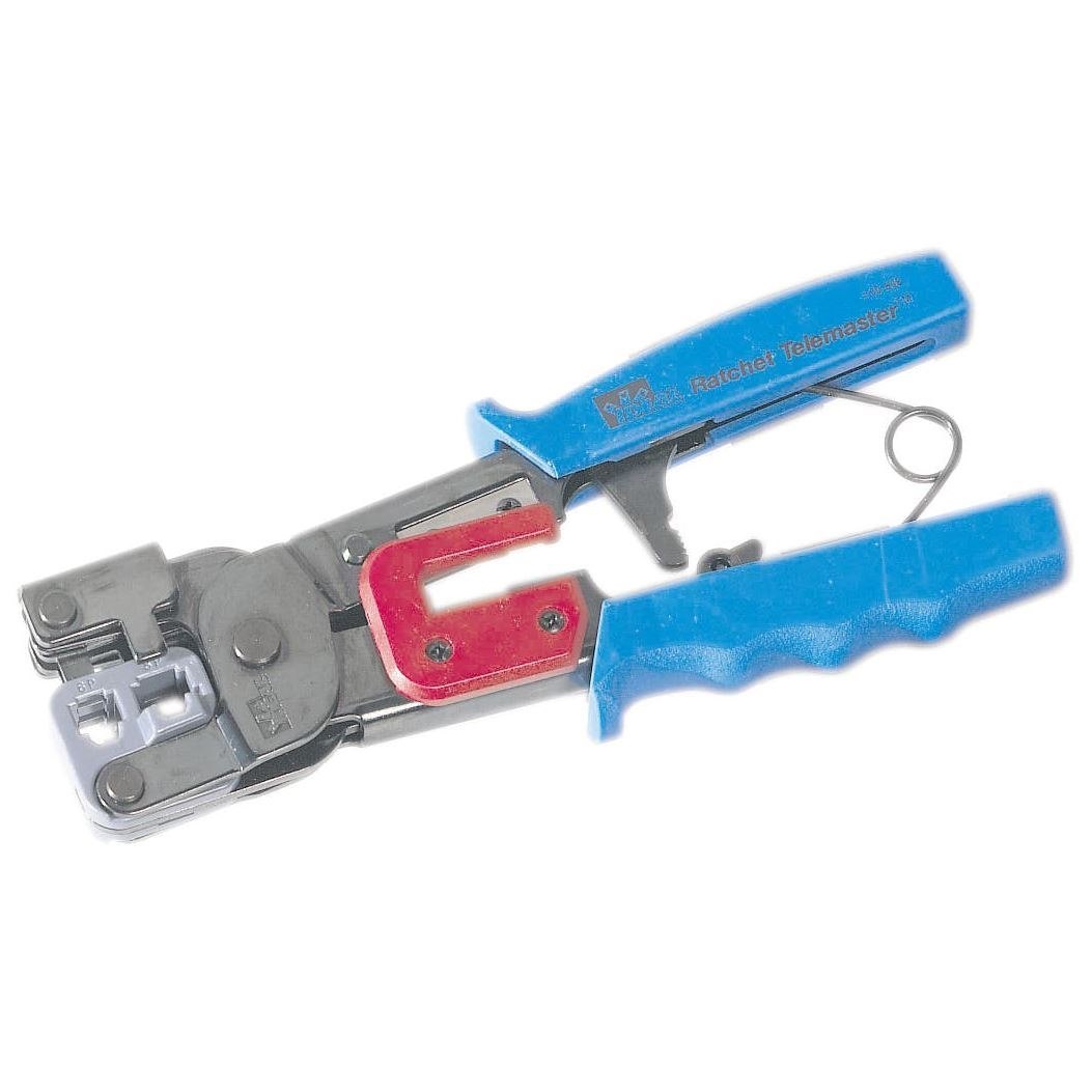 Ideal Industries Modular Plug Crimp Tool For Cat 5E/6 RJ-45 (8P8C) And RJ-11/12 (6P6C/6P4C) Modular Plugs.