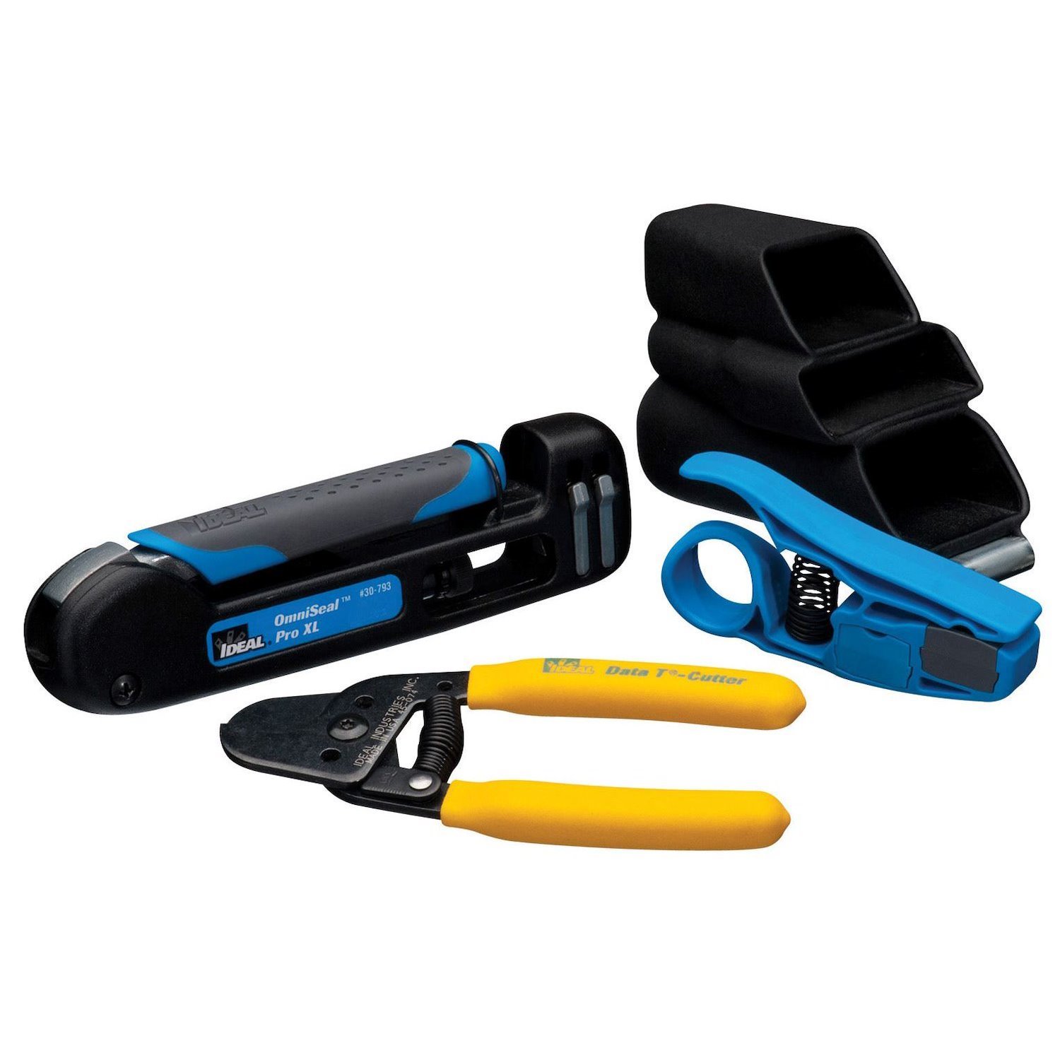 Ideal Industries OmniSeal Pro XL Compression Hip Kit. Includes 1X Of Each Compression, Tool, Cable Stripper, Cutter And Hip Pouch With Belt Clip.