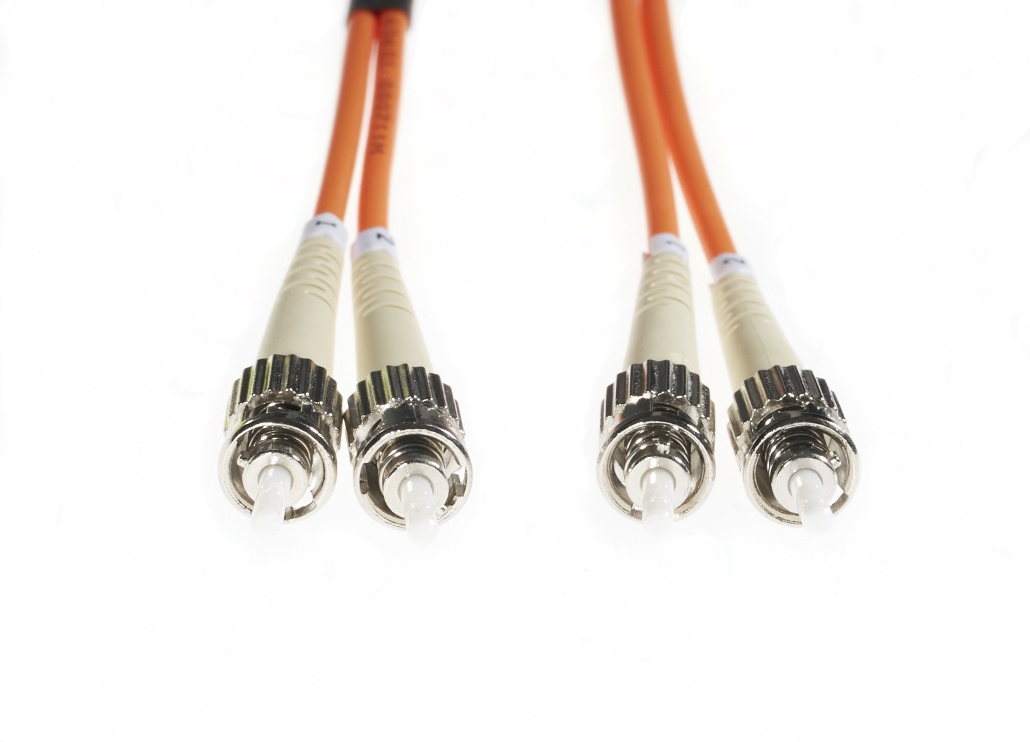 4Cabling 5M ST-ST Om1 Multimode Fibre Optic Cable: Orange